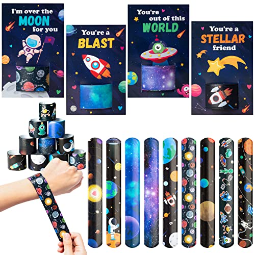 Bracelets Slap espace système solaire pour combler les pochettes surprises de Saint-Valentin