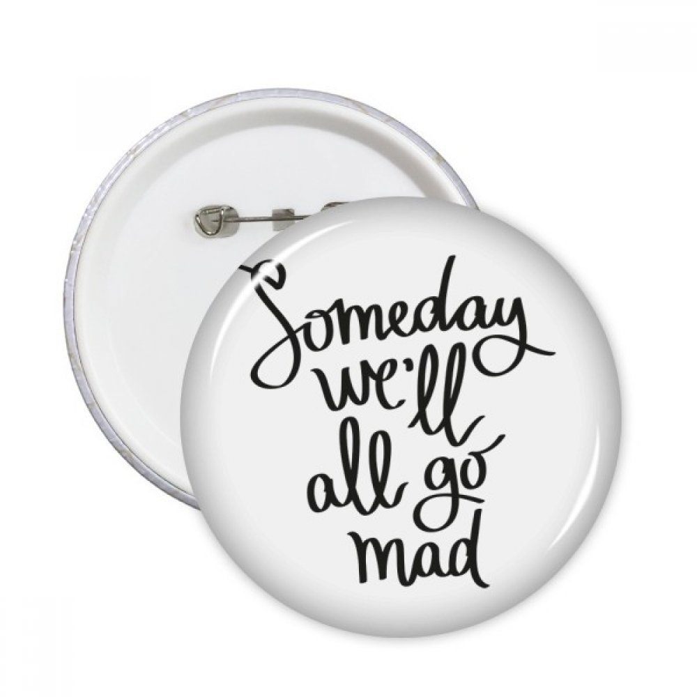 Badge citation Go Mad DIYthinker pour customiser veste