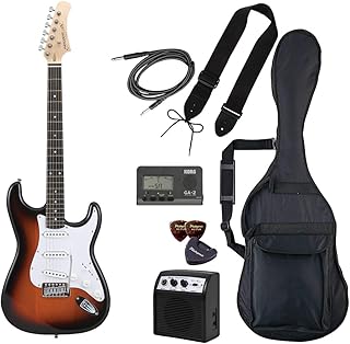 PhotoGenic エレキギター 初心者入門バリューセット ストラトキャスタータイプ ST-180/SB サンバースト