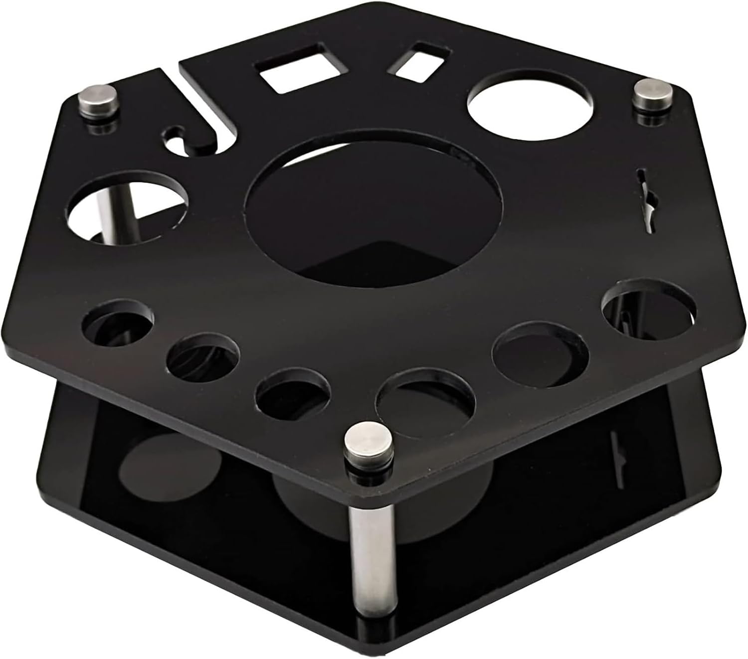 SOYON Cocktail Shaker Bartender Kit with Stand - 14 Piece Bar Tools Cocktail Kit, Premium Bartender Kit with Fun Bar Set - Stainless Steel Cocktail Shakers (Color : Brown)