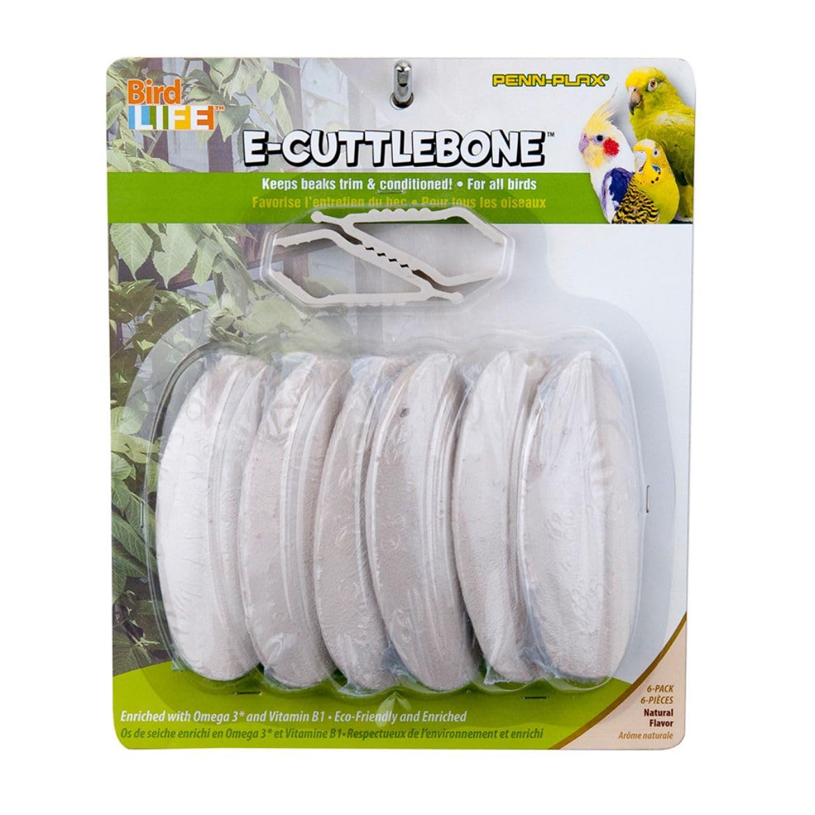 Penn Plax Cuttlebone Natural 6 Pack