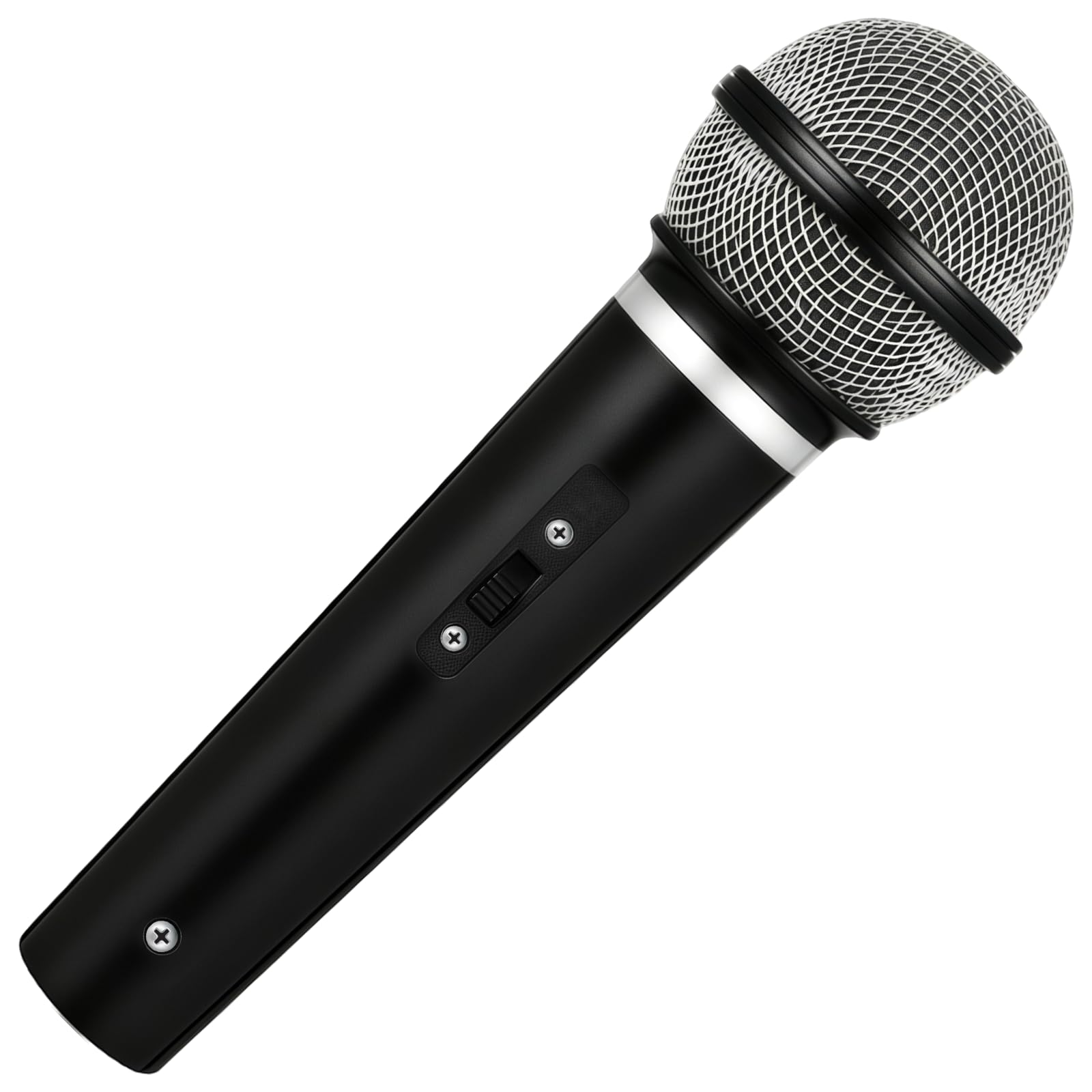 XNFUOE Pretend Microphone Prop 17cm Mini Plastic Microphone Cosplay Prop Simulation Karaoke Costume Props for Birthday Party Favors