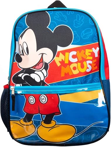 Miniatura 3 de Disney Mickey Mouse Character - Juego de mochila de 5 piezas con lonchera Mickey Mouse L