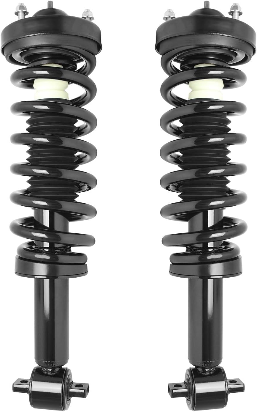 COMPLETESTRUTS Front Quick Complete Strut Assemblies with Coil Springs Replacement for 2014 Ford F-150 RWD - Set of 2