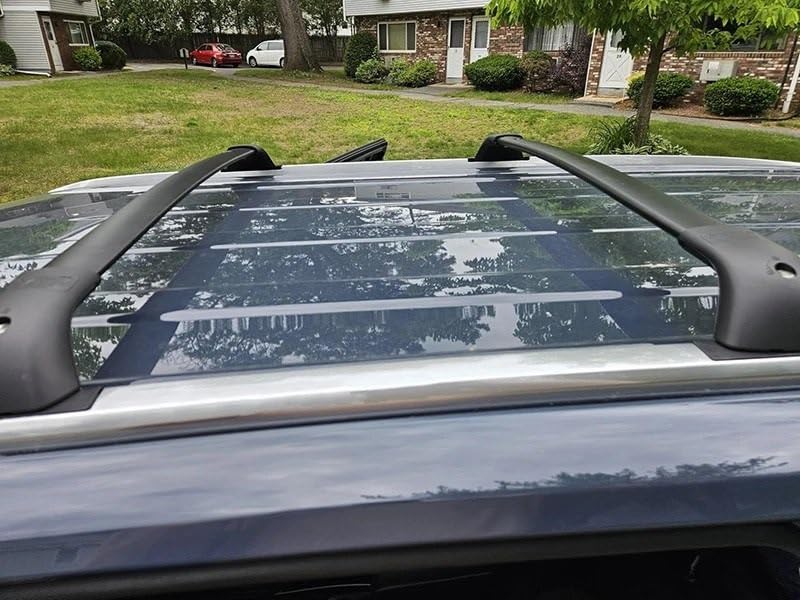 Portabicicletas de techo seguro con barras transversales aerodinámicas para Toyota Grand Highlander 4