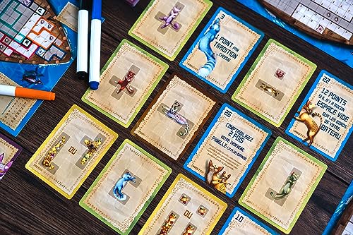 Lucky Duck Games L'île des Chats - Explore and Draw - Jeu de société - Version française – vue 5