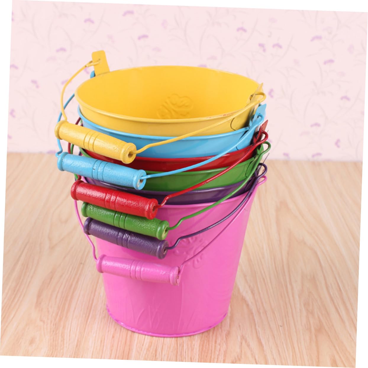 Beach Bucket Toy 6pezzi in Ferro, Gioco per Bambini
