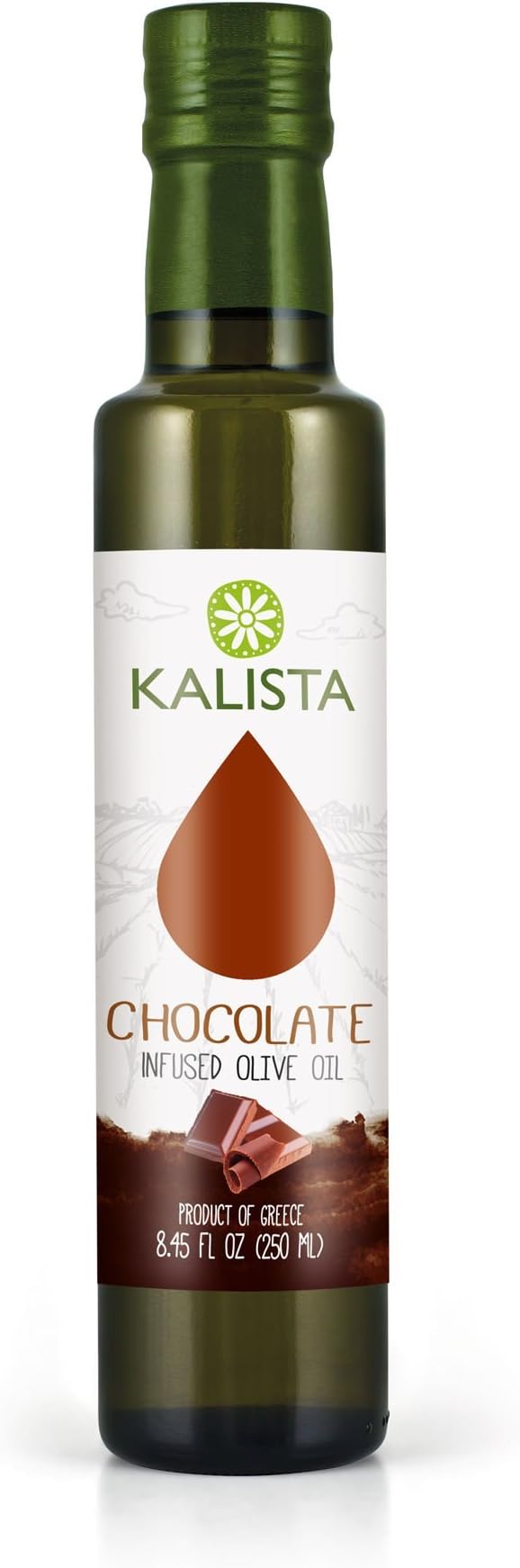 Kalista Chocolate Infused Olive oil, Chocolate, 8.45 Fluid Ounce