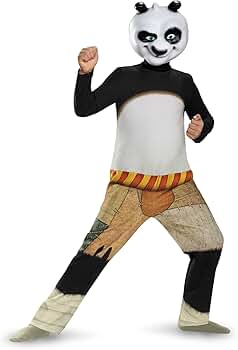 Amazon.com: Po Panda Costume for Kids, Official Kung Fu Panda