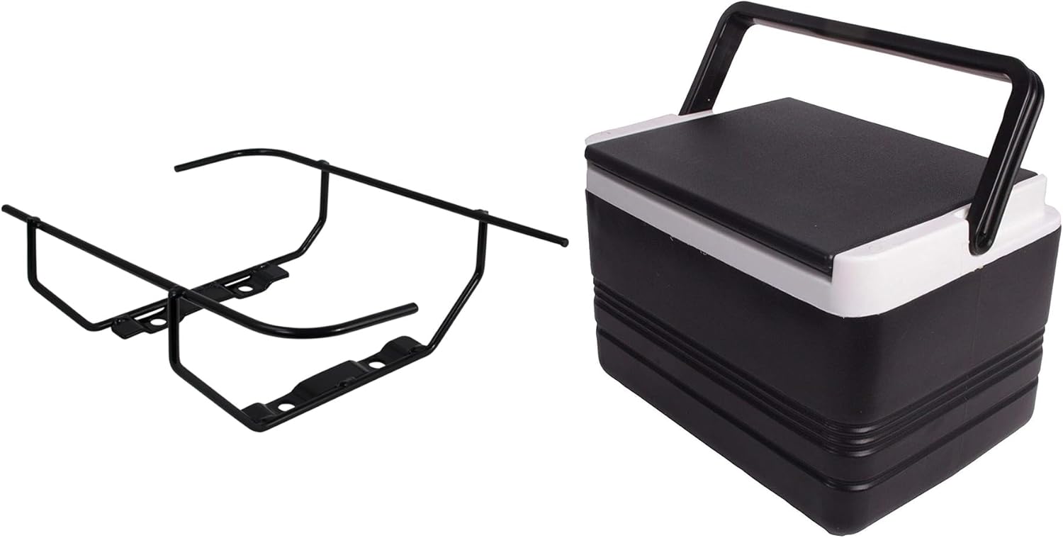 Performance Plus Carts 12 Quart Cooler for EZGO RXV Golf Cart | Includes Mounting Bracket for Passenger Side Rear Fender | Compatible with 2008-2022 RXV Models