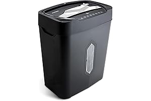 Aurora Anti-Jam 12-Sheet Crosscut Metal Shredder