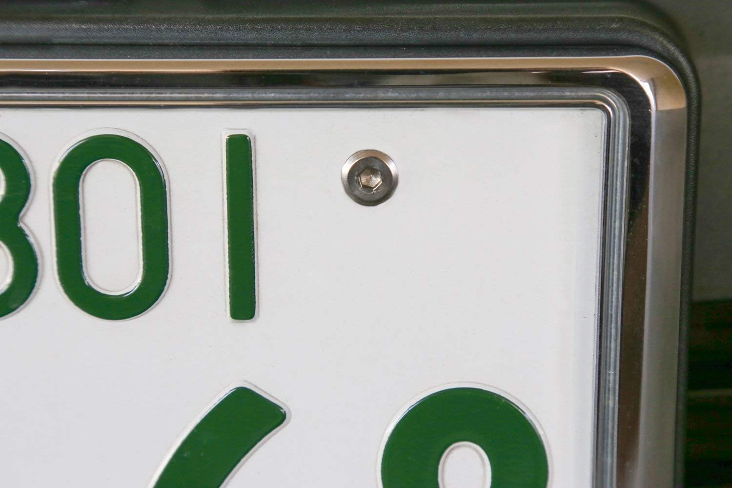 Amazon Ans ナンバープレート用 ステンレス 六角ボルト 4本 M6 15mm ボルト 外装パーツ用ボルト 車 バイク