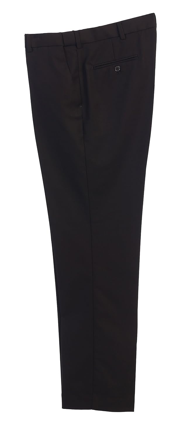 Gioberti Mens Hidden Expandable Waist Dress Pants