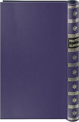 Miniatura 2 de Álbum de fotos con encuadernación en espiral. 300bolsillos bidireccionales para fotos de 4x 6pulg., color azul