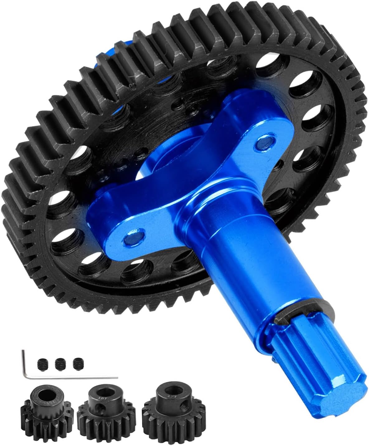 G-MAxx 50T 0.8 Mod Eliminatore Pantofole E Ingranaggio Per ARRMA SENTON 4x4 3S BLX, Colore Carbonio