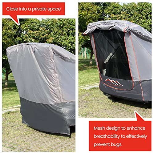 Dlucky Suv Trunk Tents,Car Camping Essentials,Car Tent Rainproof, Sun Protection Sunshade, And Mesh Transparent Mosquito Net,Universal Suv Waterproof 3500Mm Upf 50+ #TOP5