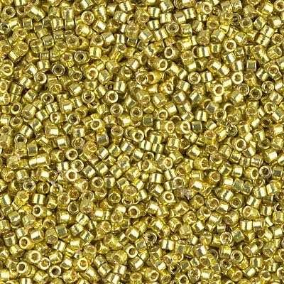 Miyuki Delica Cylinder/Seed Beads DB1835 Duracoat Galvanized Zest 11/0 7.2 Grams