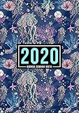  Agenda semana vista 2020: Del 1 de enero de 2020 al 31 de diciembre de 2020: Diario, organizador y planificador con vista semanal y mensual español: Animales del océano 918-8