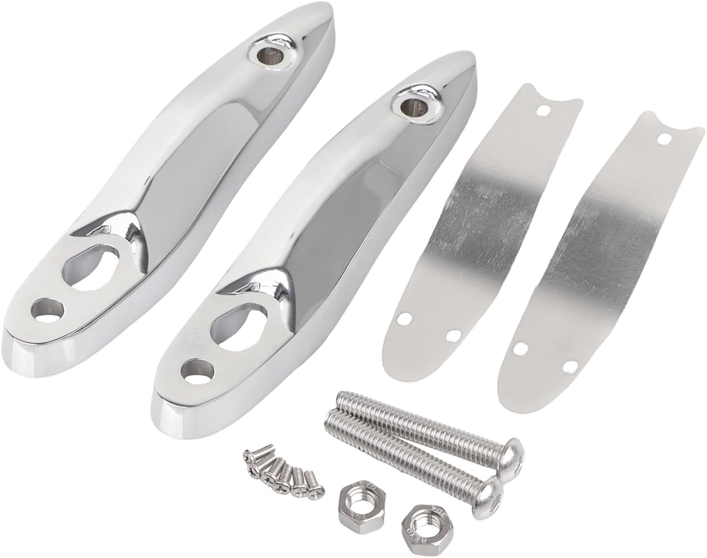 Chrome Motorcycle Rear Turn Signal Relocation Bracket Kits for Harley All Softail Fat Boy FLSTF FXST FXSTD FXSTC 2000-2023 (except FXDR)