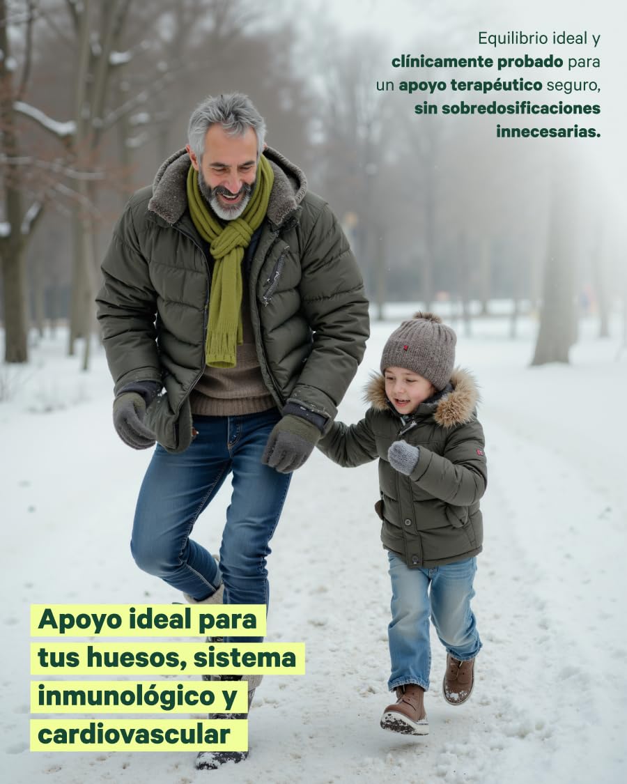 Vitamina D3 y K2 1000UI - 300 Comp - 10 Meses | Premium: MK-7 100% All-Trans Máxima Biodisponibilidad | Apoya Huesos, Sistema Inmune y Corazón