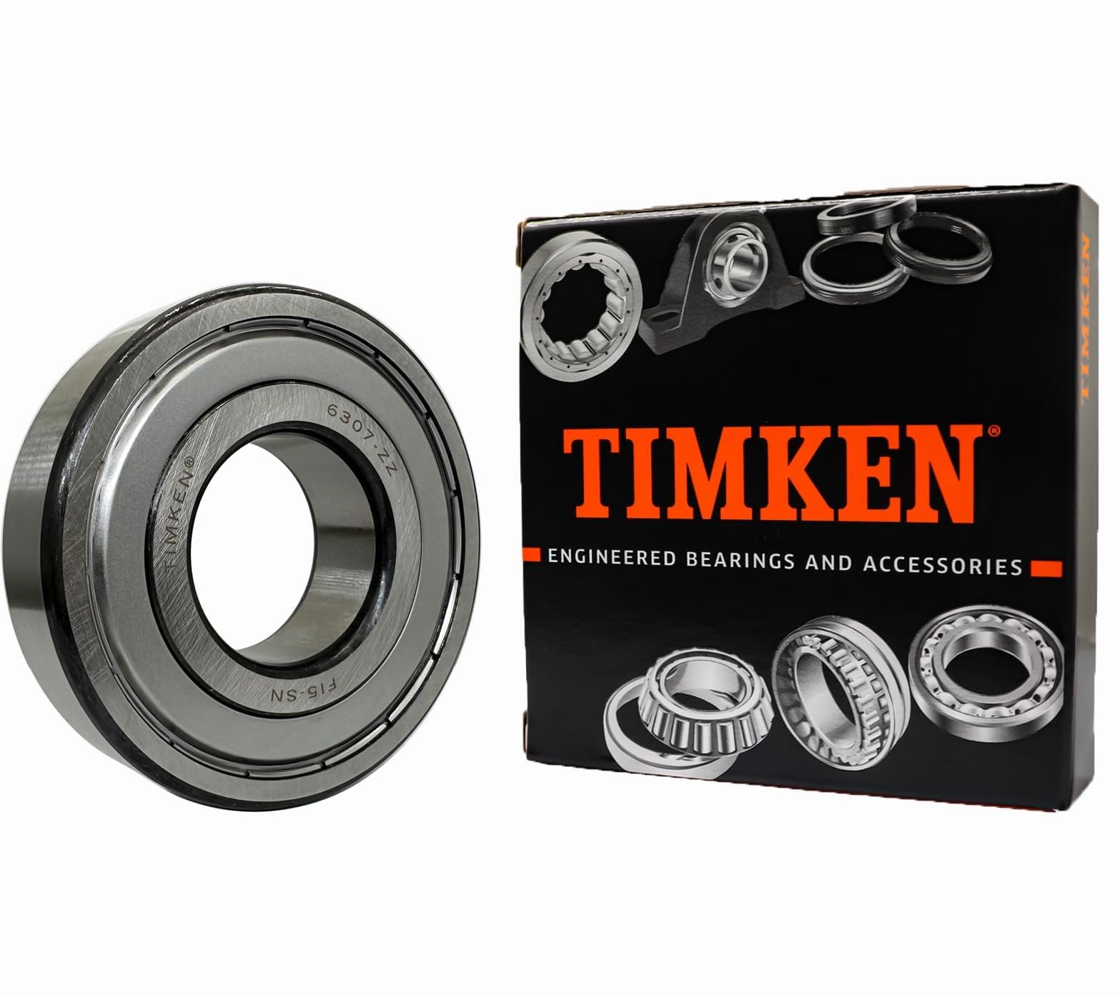 TIMKEN 6307 ZZ C3 DEEP Groove Ball Bearing, Metal Shielded