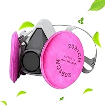 Filtro Respiratório de Algodão P100 2091, 99,7% de Filtragem para Máscara de Poeira Série 6000 7000, Grau N95, Adequado para Soldagem, Polimento, Polimento, Confortável e Leve