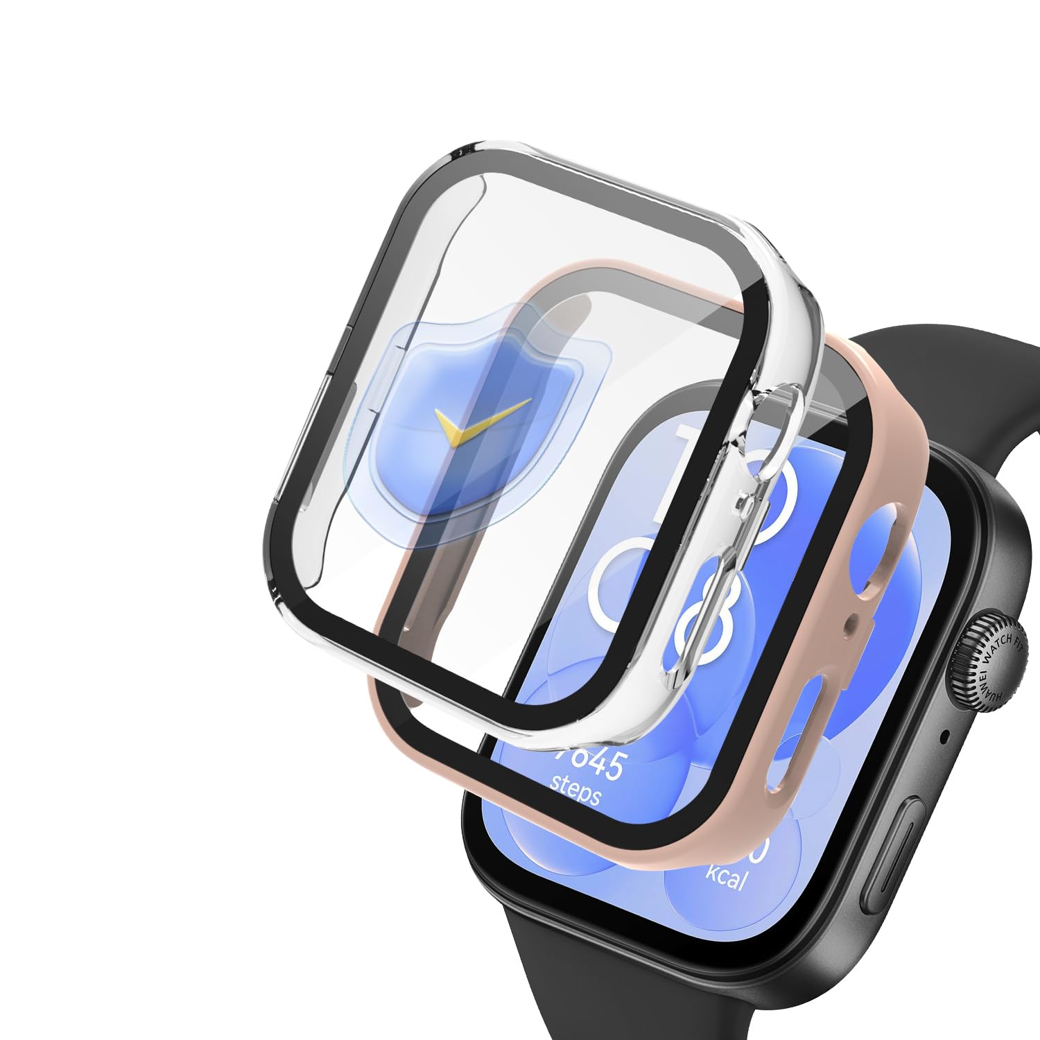 Amazon.co.jp: LanQii For Huawei watch fit 3 ケース 【2個セット 