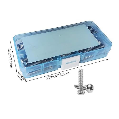 Miniatura 6 de M4-0.028 x 0.394 in, 0.472 in, 0.630 in, 0.787 in, 0.984 in, 1.181 in, 1.181 in, tornillos de máquina Phillips, 18-8 pernos de acero inoxidable,