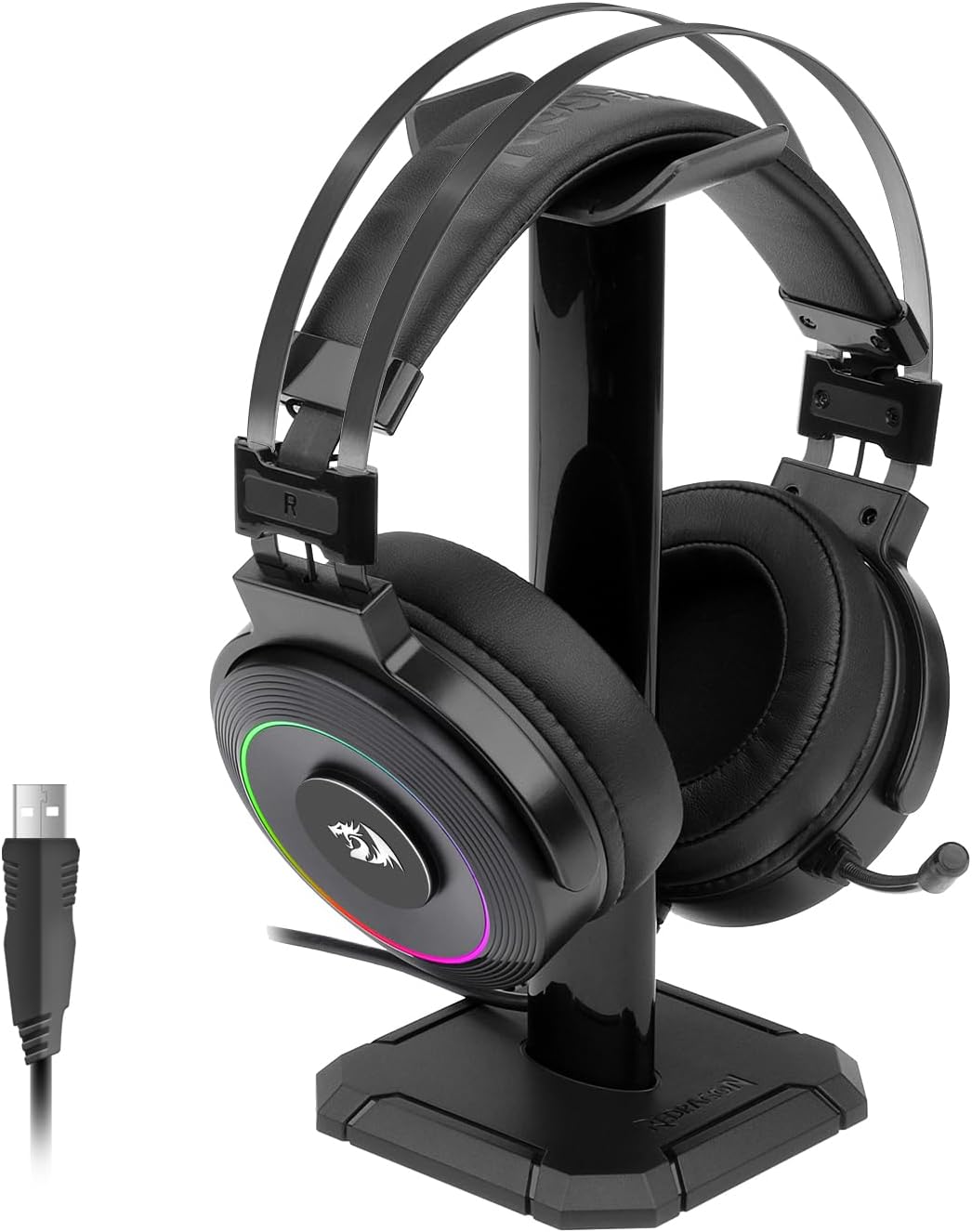 Redragon USB Wired Gaming Headset with 7.1 Surround Sound, Volume Control