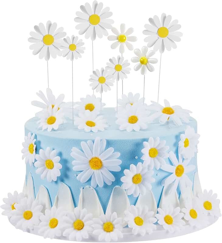 daisy cake decorations