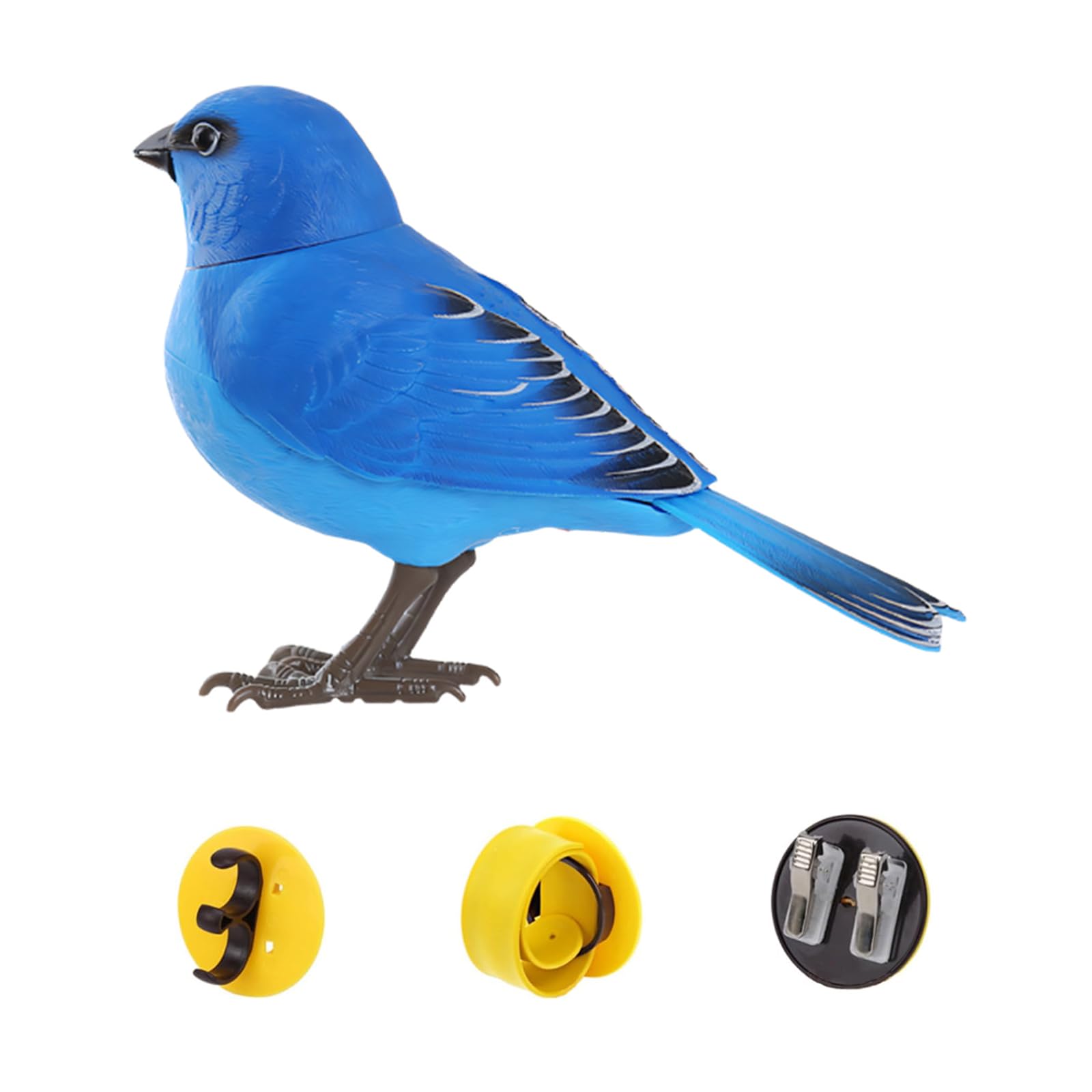 Shntig Activated Chirping Bird Decor Creative Present Option for Kids Celebration and Home Display Bird Figurine with Motion