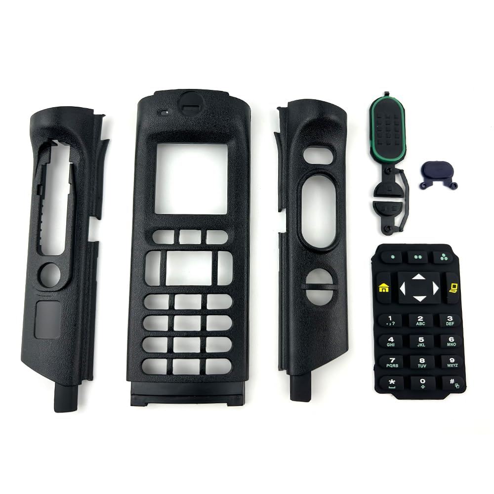 biemotwoway APX6000 APX8000 Replacement Full-Keypad Housing Case with Keypad - Black Front Cover for M3 Radio Accessory