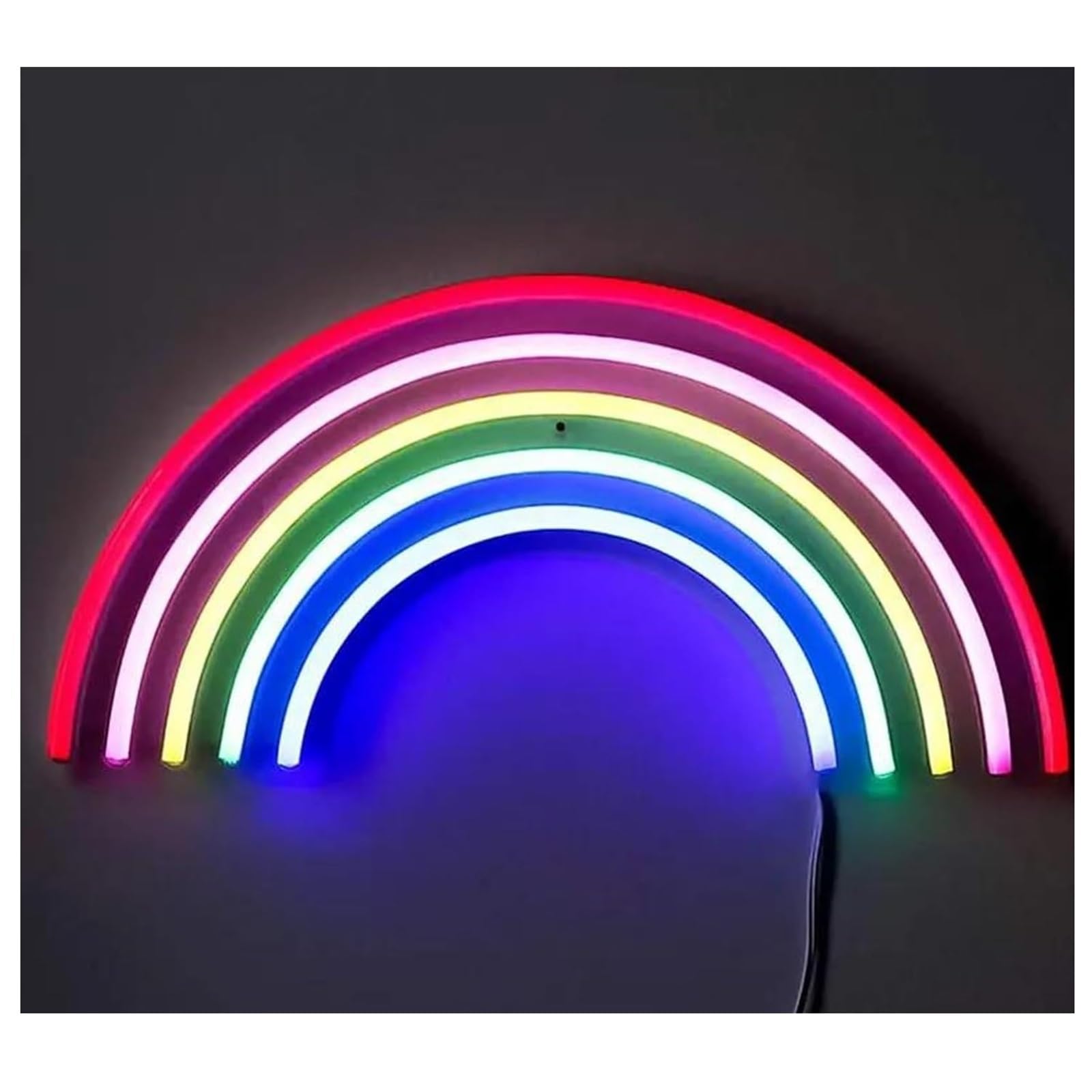 Aextroi neon Lights Sign Neon Sign for Rainbow Shaped,Lamp for Party and Holiday Decoration(Neon-1)