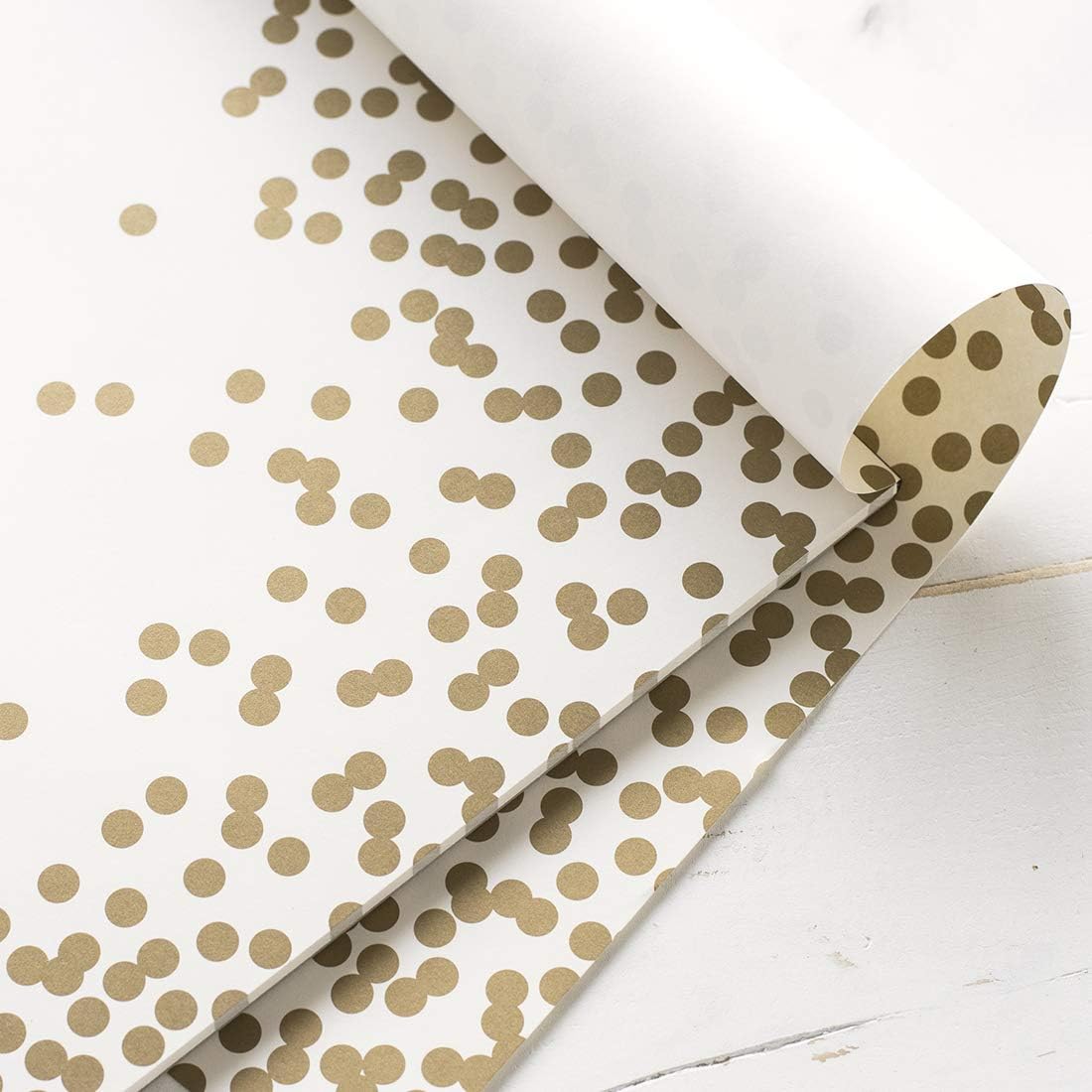 Amazing 🔥 Kitchen Papers Gold Confetti Disposable Paper Placemats for Table - 24 Sheets American Made