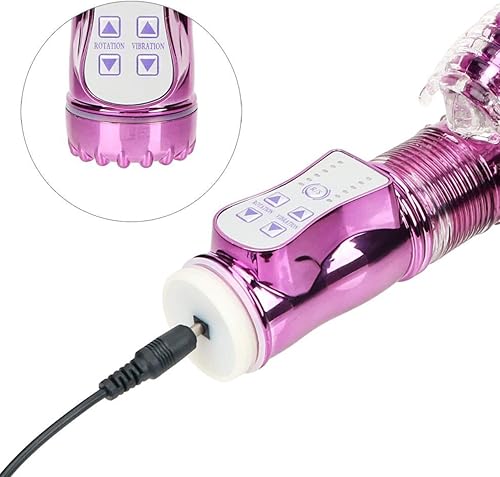 Miniatura 3 de MiracDuyan Conejo de empuje recargable Punto G Clítoris Vibrador Consolador Juguetes Sexuales para Mujeres YANM 49