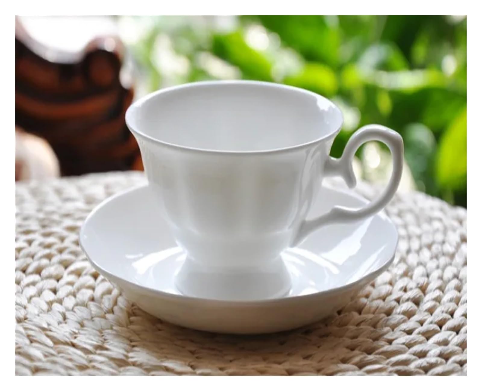Duże ceramiczne kubki do kawy, Porcelanowy kubek do kawy, spodek, łyżeczka herbaty, zestaw wielokolorowy(B)