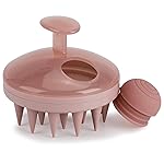 BTYMS Hair Scalp Scrubber Shampoo Brush with Dispenser, Silicone Scalp Massager Exfoliating Brush for Dandruff Removal
