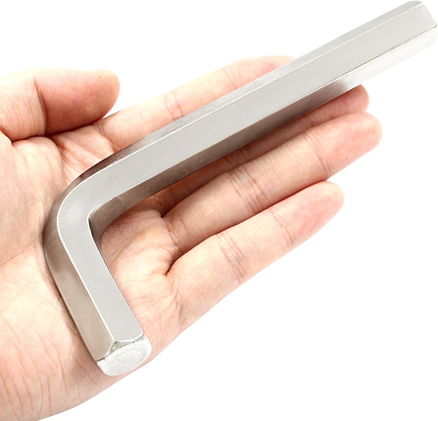 Hitefu 14mm Hex Key Wrench, Durable L-Shaped Allen Key Replacement Hexagon Head, Metric Small Allen Key Hexagon Wrench Tool for Repairing Bike and Furniture