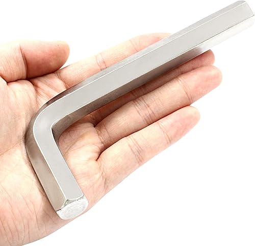 Miniatura 4 de Hitefu Llave hexagonal de 0.118 in, duradera en forma de L, cabeza hexagonal de repuesto para llave Allen pequeña, llave Allen métrica para reparar