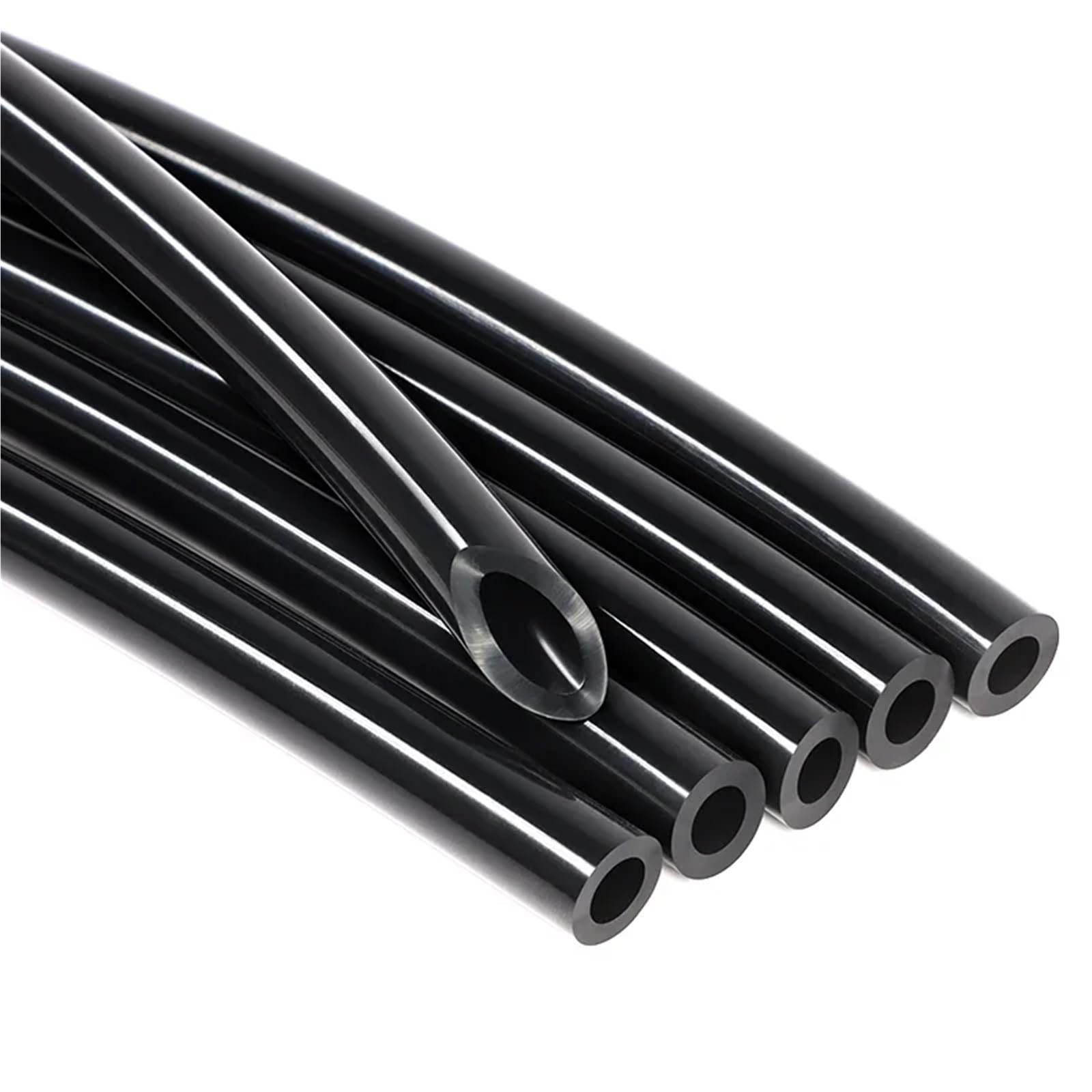 Black Silicone Tube Flexible | ID 0,5 mm ~ 32 mm Manguera de plomería de agua resistente a altas temperaturas(8 meters,ID 9mm x OD 12mm)