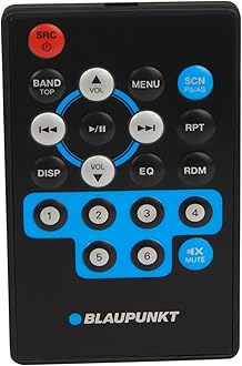 Blaupunkt Car Stereo Colombo-130BT Digital Media Receiver, 1 DIN, 4x50 watts with Dual USB Ports (Music & Charging), Bluetooth, AUX in, FM, Hands Free Calling & Remote Control