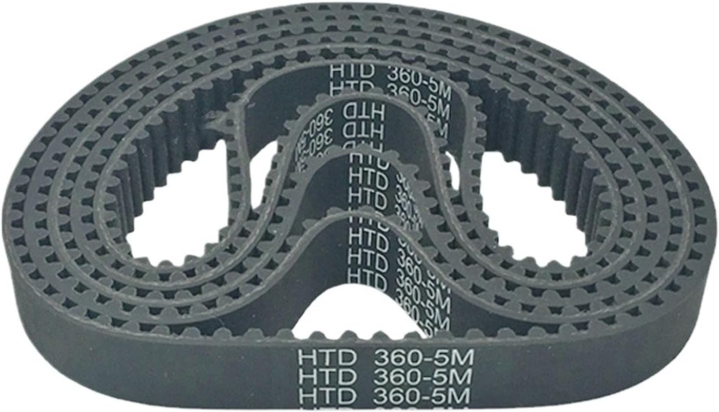 Timing Belt 1PCS HTD5M Timing Belt Length280-335mm Width10/12/15/20/25/30mm HTD 5M Closed Loop Synchronous Belts,20mm(5M-285mm(57 Teeth),25mm)
