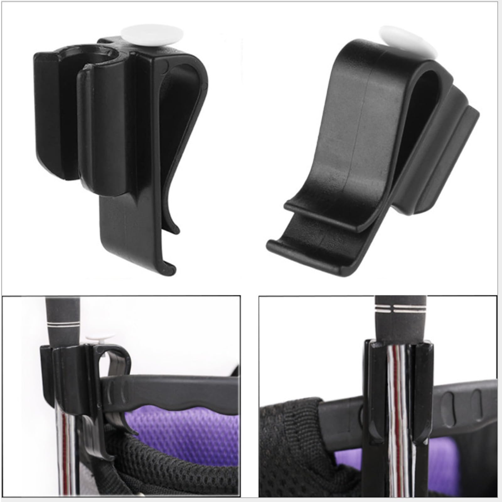 2PCS Versatile Golf Bag Clips on Putter Holder Creative Golf Putter Holder for Organizer Ball Putter Accessories - Image 4