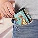 LPSBVNM Funny for Kangaroo Zoo Trifold Wallet Slim Security Wallet for Men Women Card Holder Key Ring Photo Window Fashion Wallets
