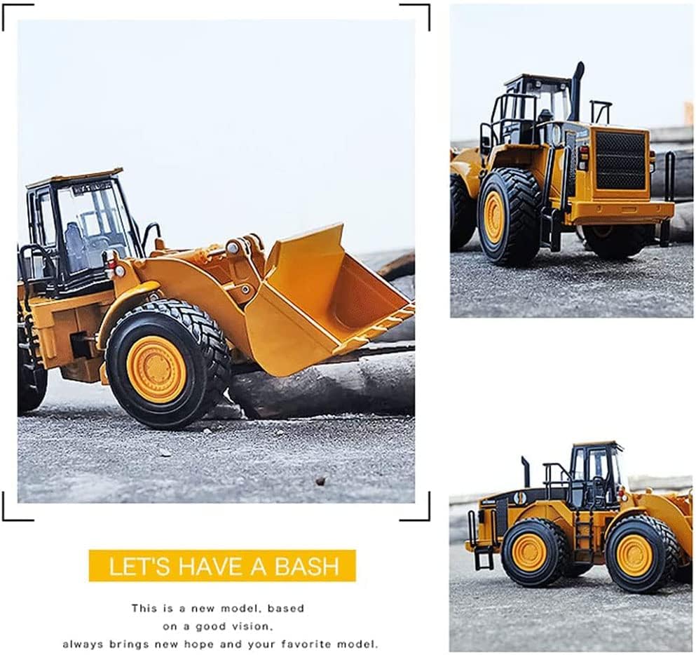 Wangch 1 50スケールシミュレーションスライディングアロイショベル エンジニアリング車両玩具モデル 子供の誕生日プレゼント シミュレーションエンジニアリングローディングショベルカー