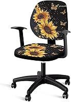 Vista 32 de Fundas para silla de oficina Galaxy - 2 fundas para sillas de escritorio, invitados y juegos, universal, elásticas