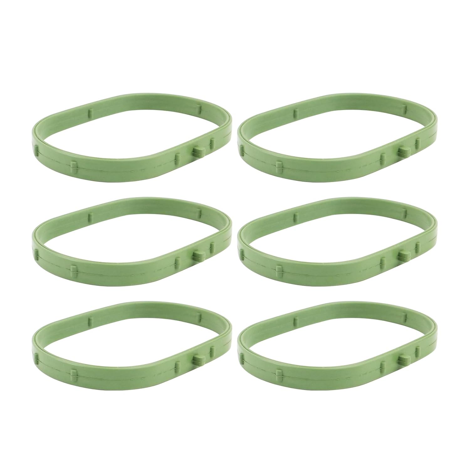 6pcs Intake Manifold Pad Compatible with Quattroporte Ghibli Levante Replacement 317389