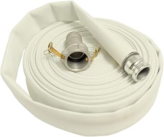 3" x 50' Coupled Camlock Type C & E, Single Jacket Mill Discharge Hose (250 LB Test)