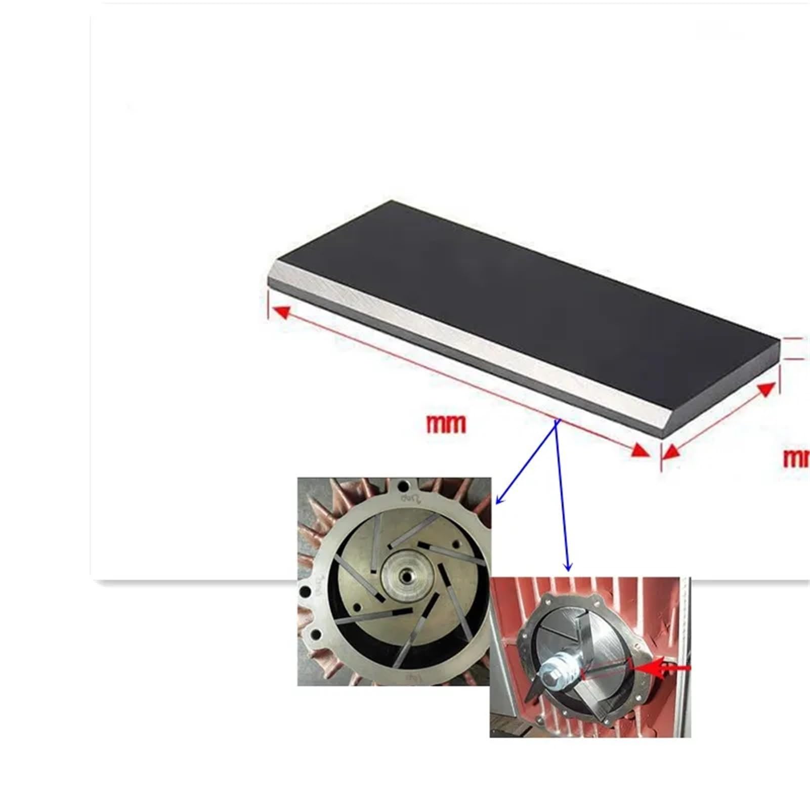 Graphite Vane, 1pc