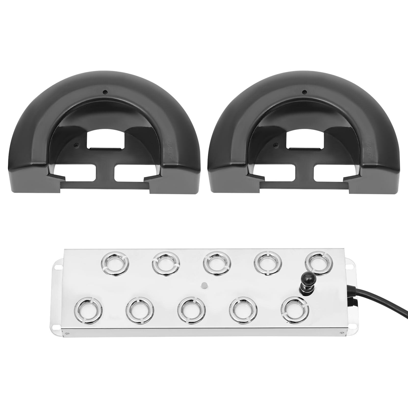 Nebulizzatore a ultrasuoni, 10 teste, 7 l/h | Alimentatore di rete da 350 W, IP67, nebulizzatore pesante, per terrari, laghetti, fontane